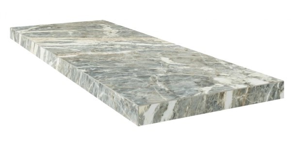 Керамическая ступень Уффици Грэй угловая левая