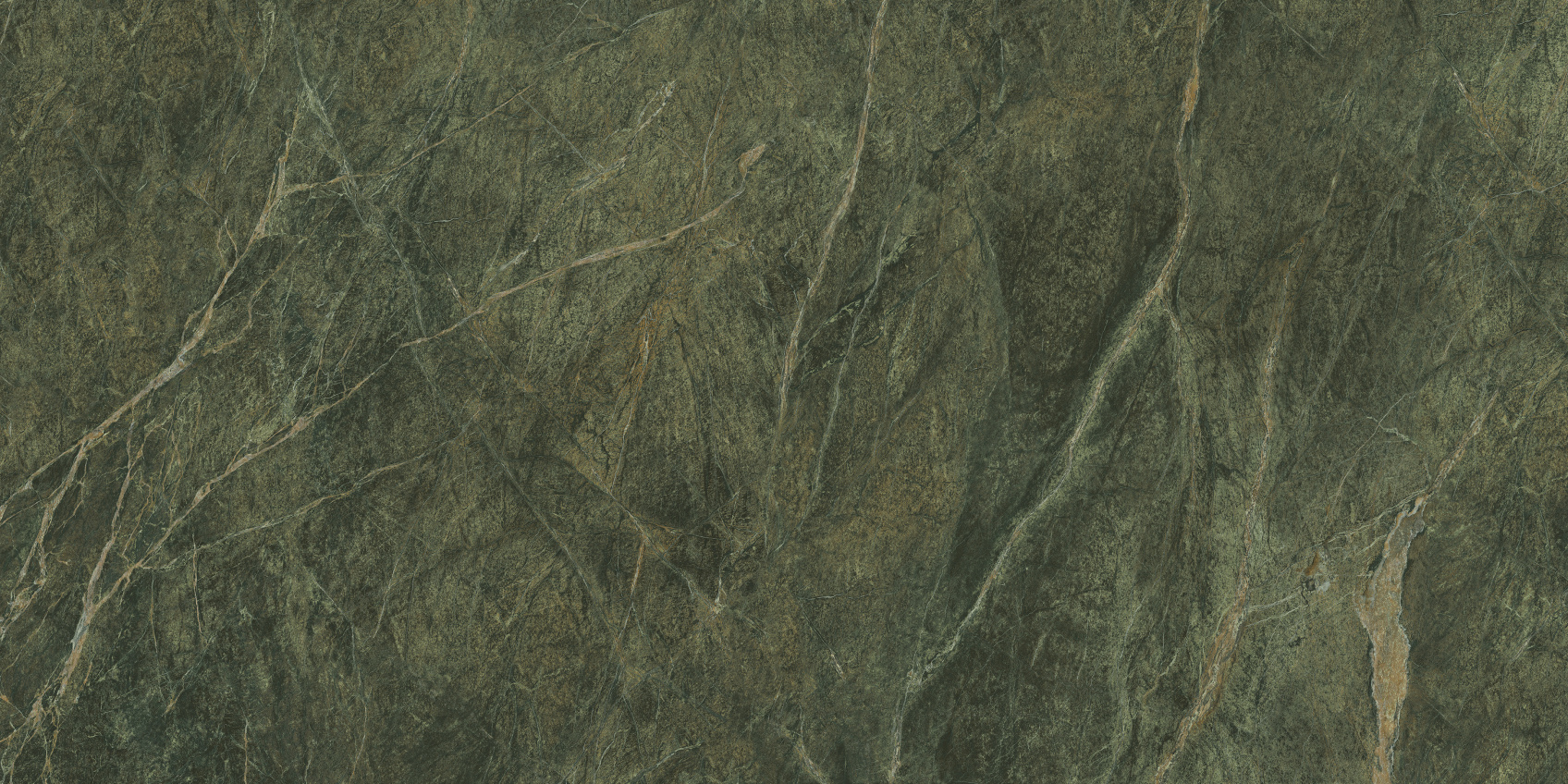 Керамический гранит Kerama Marazzi Риальто Нобиле SG593422R зеленый темный лаппатированный обрезной 119,5х238,5 (ст.арт. SG593402R)