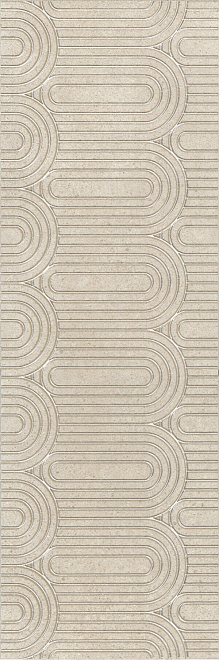 Керамический декор Безана OP/C201/12138R бежевый обрезной