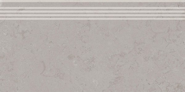 Керамическая ступень Kerama Marazzi Про Лаймстоун DD205220R\GR серый натуральный обрезной 30х60