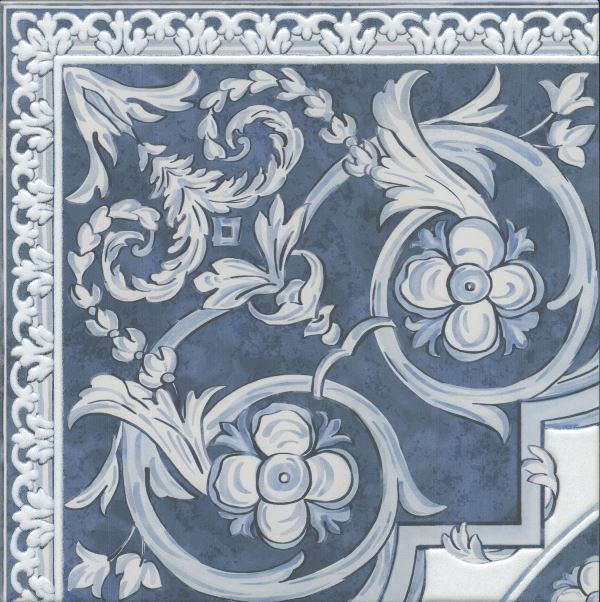 Керамический декор Алмаш HGD/A509/SG9174 угол синий