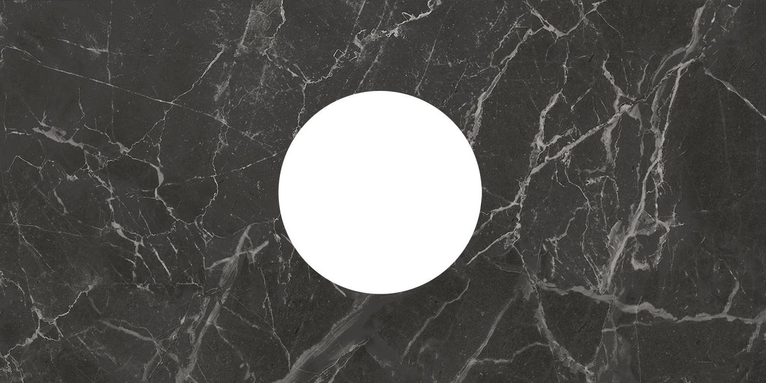 Керамический декор Kerama Marazzi ID160 Коррер черный наборный глянцевый обрезной 30х60