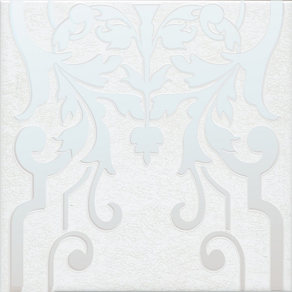 Керамический декор Барберино HGD\A566\5155 2 белый глянцевый