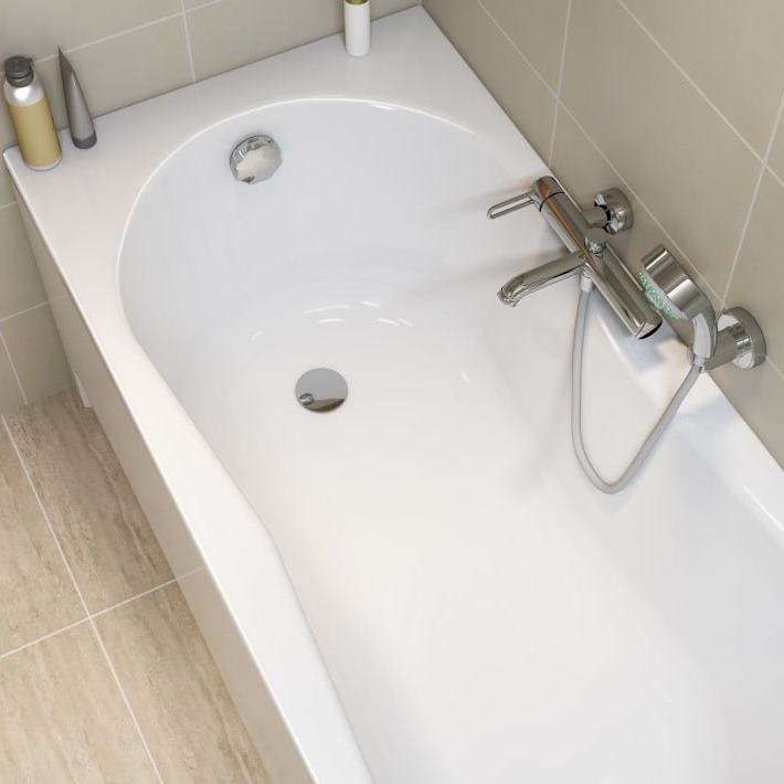 Акриловая прямоугольная ванна Nike 170х70