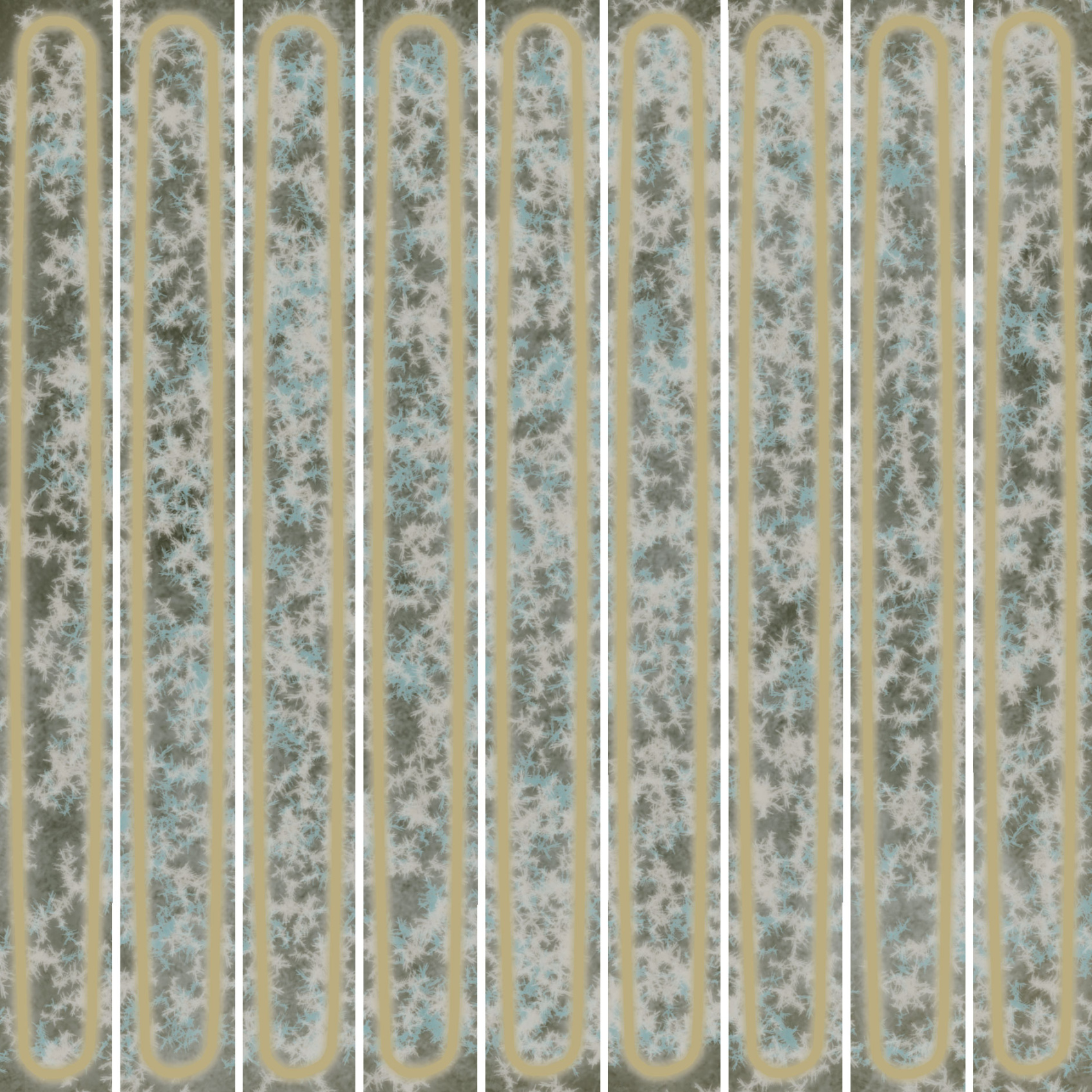 Керамический декор Kerama Marazzi Декор чипсет Далия зеленый светлый глянцевый 20x20