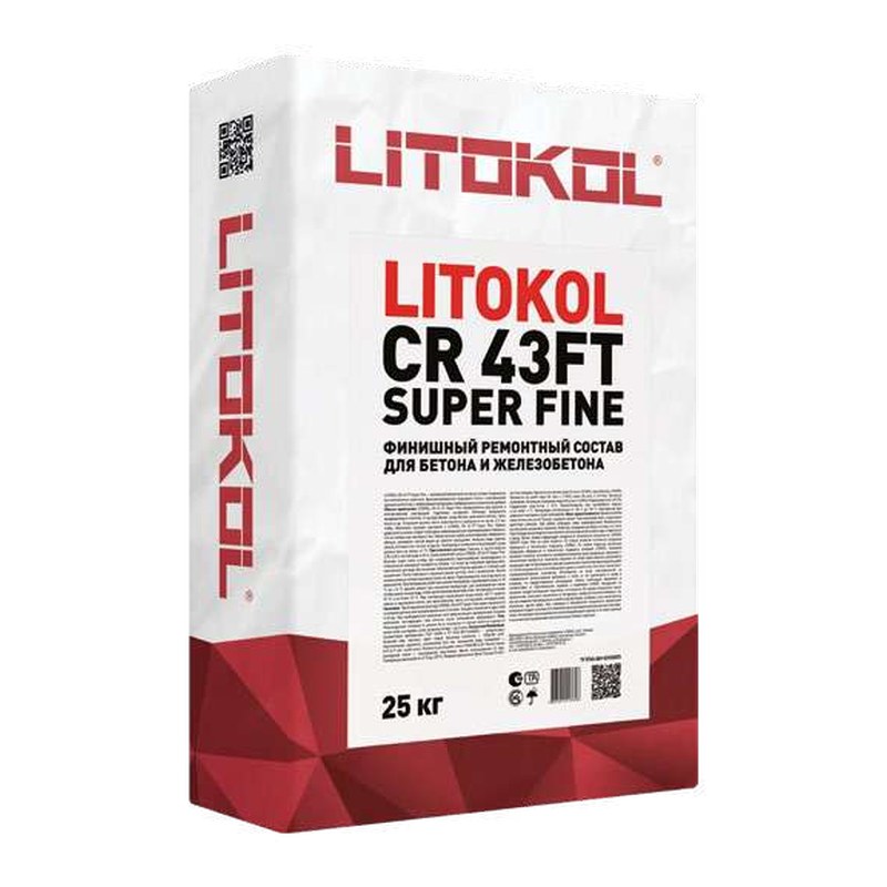 Ремонтная смесь LITOKOL CR 43FT Super Fine 25 кг в Уфе — купить с доставкой | Nova