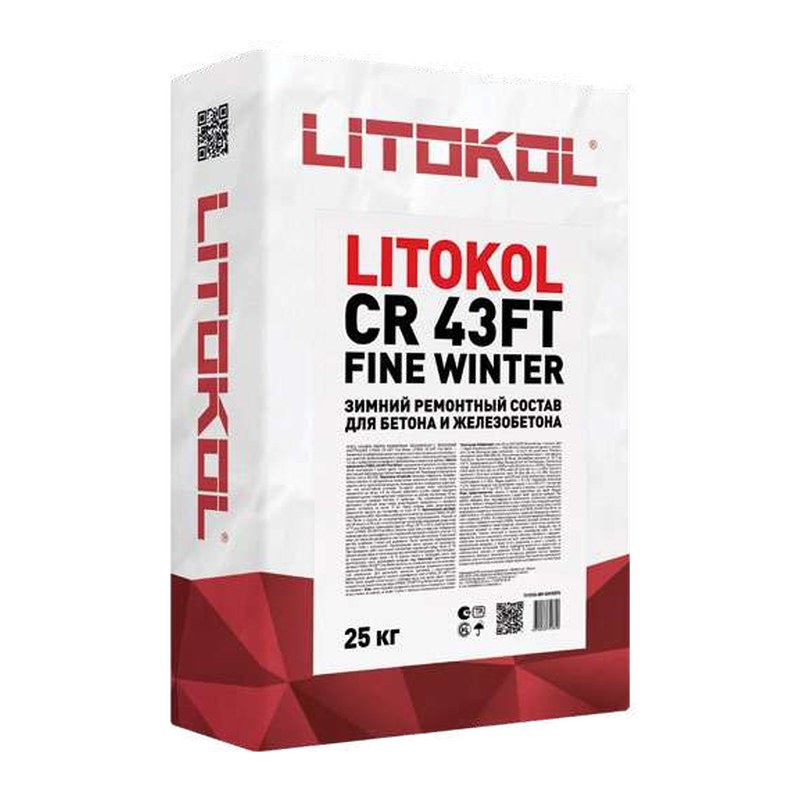Ремонтная смесь LITOKOL CR 43FT Fine Winter 25 кг в Уфе — купить с доставкой | Nova
