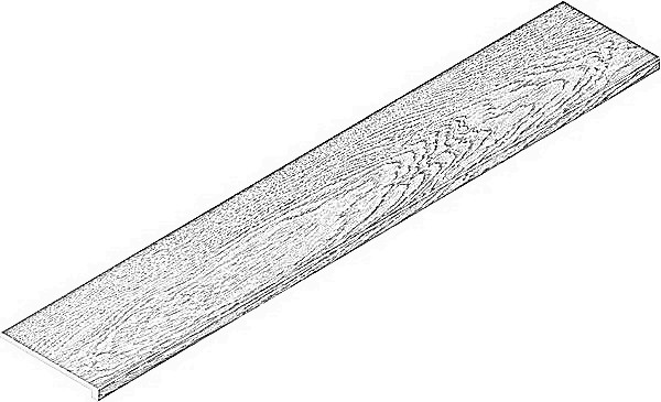 Керамическая ступень Italon Этернум все цвета правая 33х160