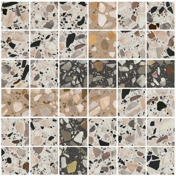 Керамический декор Kerama Marazzi Бричиола SG6532/MM 2 мозаичный лаппатированный 30х30