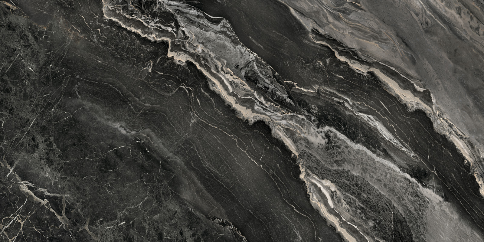 Керамический гранит Artkera Group Karpaty Marble black полированная 60х120 60120KRT99P в Уфе — купить с доставкой | Nova