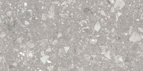 Керамический гранит Steppe Ceramics Terrazzo Grey 60х120