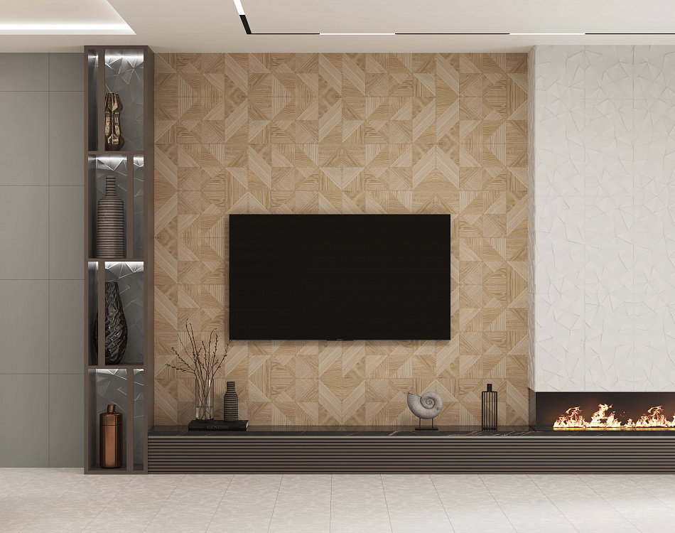 Керамическая плитка Ларго Белая 30x60