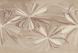 Керамический декор Azori Sonnet Beige Flower 20,1x50,5