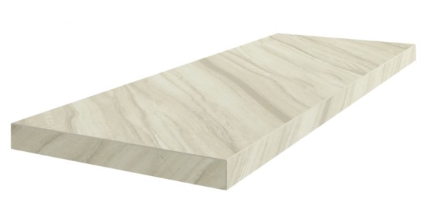 Керамическая ступень Треви Беж угловая правая