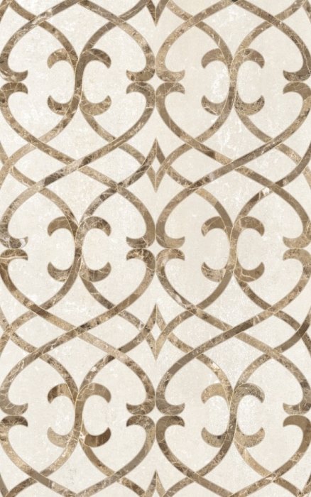 Керамический декор Глория бежевый 01