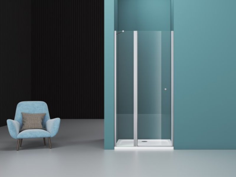 Душевая дверь в нишу ETNA-B-12 60/30-C-Cr- прозрачное стекло