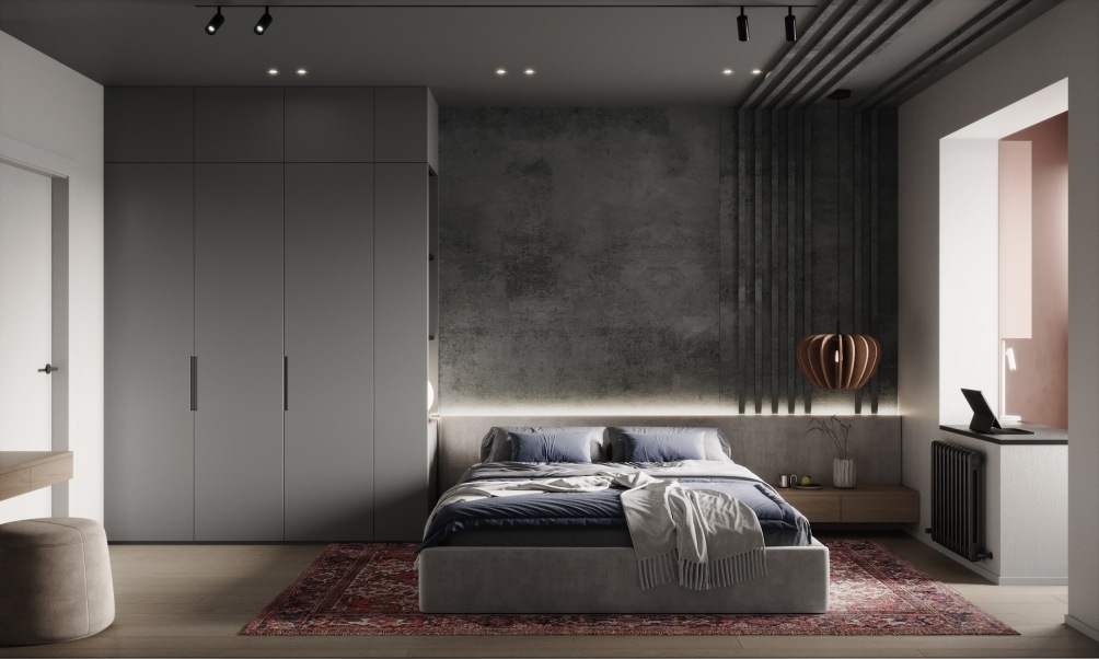 Бамбуковая панель Bonaparte Travertine carbon matt 1080*2800*8 (1шт.=3,024 кв.м.) connect в Уфе — купить с доставкой | Nova