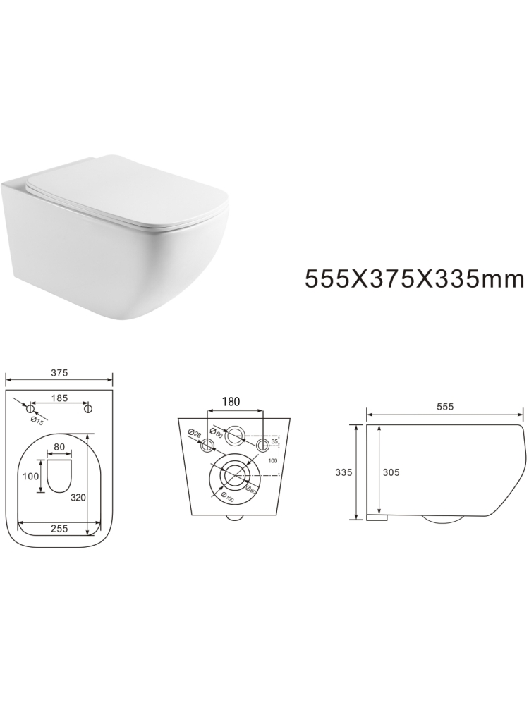 SET AQUATEK МЕДЕЯ T 2в1 (рама AQUATEK Standard INS-0000012(без клавиши и крепежа)+ унитаз AQ1537T-00 МЕДЕЯ Унитаз подвесной, с тонким сиденьем sc) в Уфе — купить с доставкой | Nova