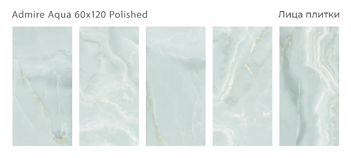 Керамический гранит Admire Aqua Polished 60x120