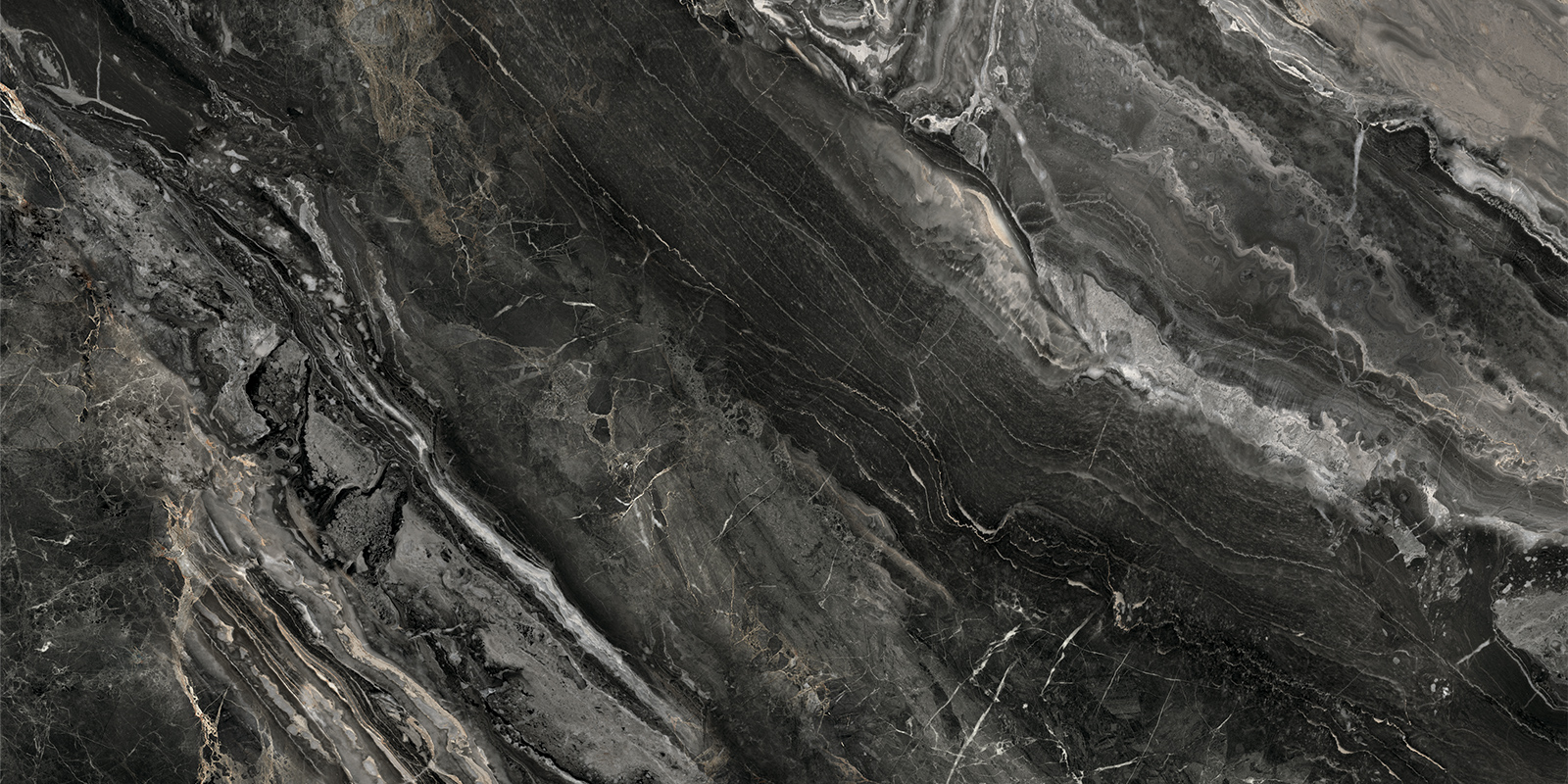 Керамический гранит Artkera Group Karpaty Marble black полированная 60х120 60120KRT99P в Уфе — купить с доставкой | Nova