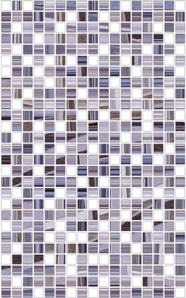 Керамическая плитка Мозаика Нео темно-фиолетовая