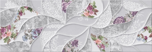 Керамическая плитка Malwiya Grey Floris