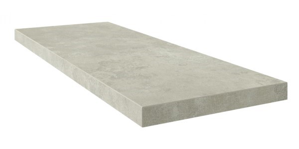 Керамическая ступень Мальпенса Грэй угловая левая