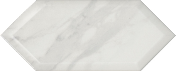 Керамическая плитка Келуш 35009 грань белый глянцевый