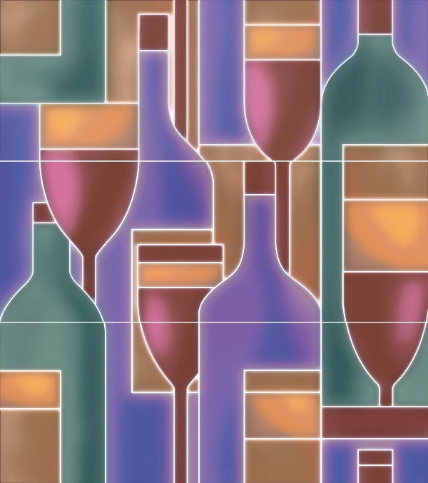 Керамическое панно Kerama Marazzi Карминьяно OS\A299\3X\15079 матовый 45x40