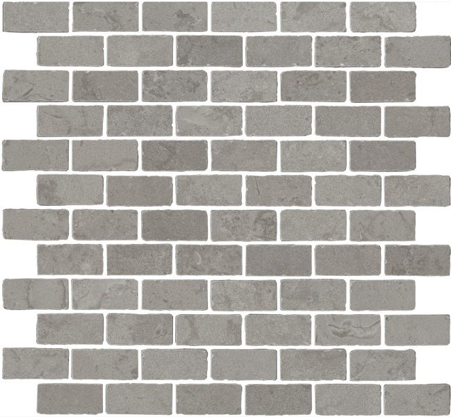 Керамогранитная мозаика Kerama Marazzi Про Лаймстоун Антика MBD009 1 серый матовый  32х30