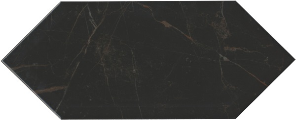 Керамическая плитка Келуш 35007 черный глянцевый