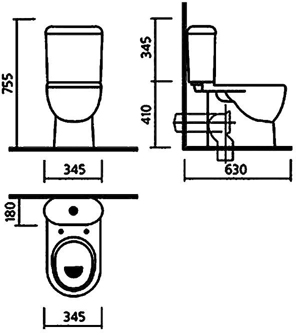 ART COMFORT Унитаз-компакт Белый S1 (WC.CC/Art/2-DM/WHT.G/S1) в Уфе — купить с доставкой | Nova