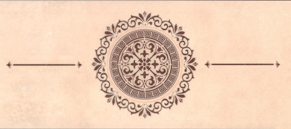 Керамический декор Verano светло-бежевый