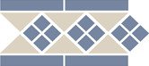 Бордюр керамический Border LISBON with 1 strip (Tr.16, Dots 11, Strips 11) 28х15 см LISBON1 B16/11 в Уфе — купить с доставкой | Nova