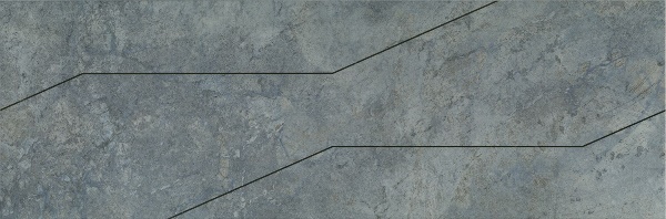 Керамический декор Эвора OS/D214/13117R синий глянцевый обрезной 30х89,5