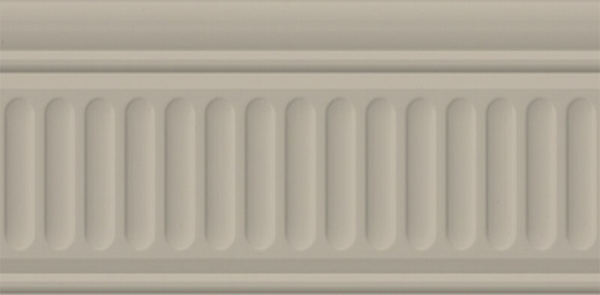 Керамический бордюр Бланше 19050/3F серый структурированный