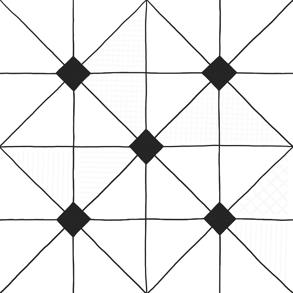 Керамический гранит Lasselsberger Ceramics декор Домино 6032-0434 30х30 геометрия