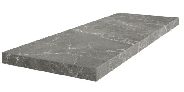 Керамическая ступень Треви Браун угловая правая