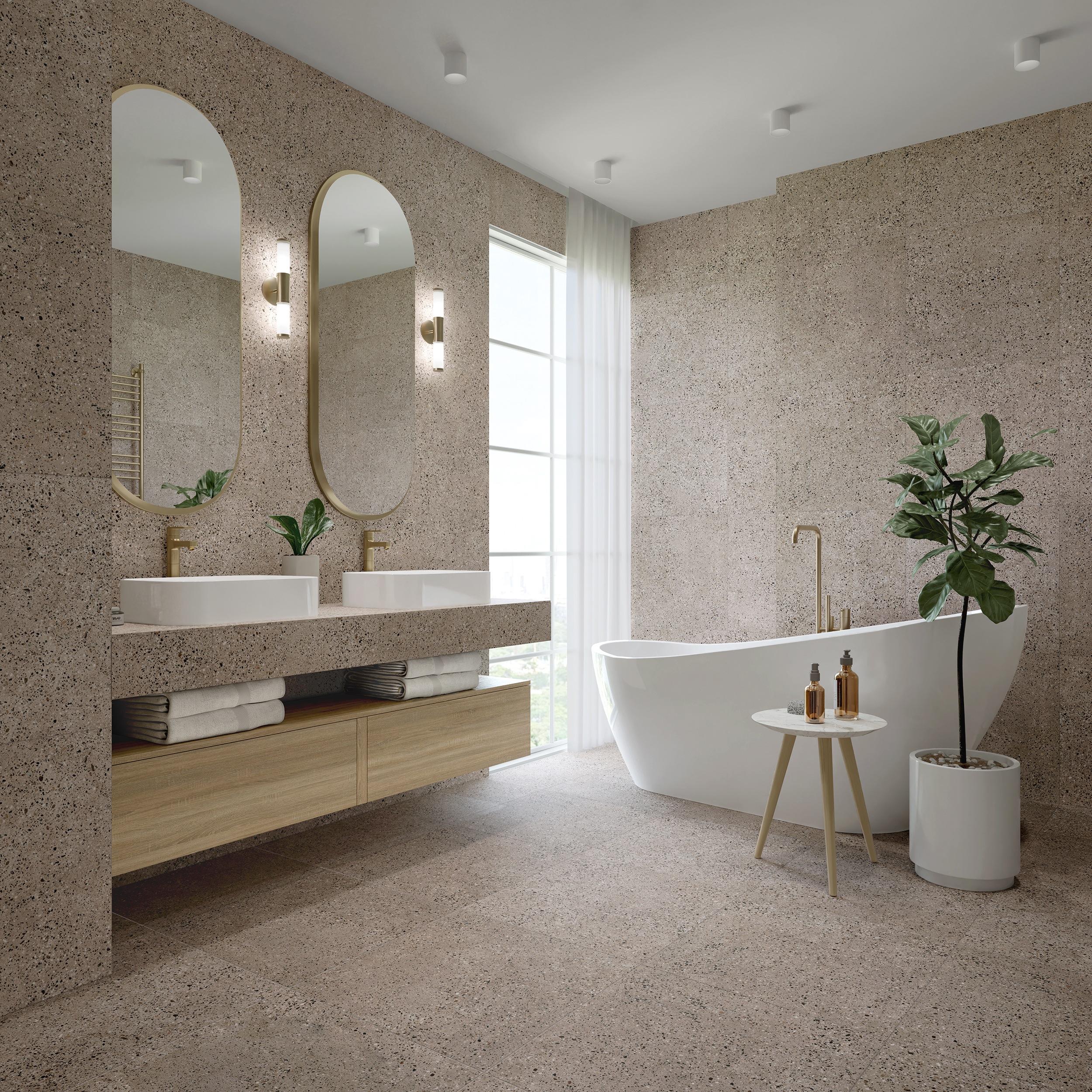 Керамический гранит Гранитея Шихан G292LR бежевый лаппатированный 600x600x10