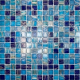 Стеклянная мозаика HK21 синий микс