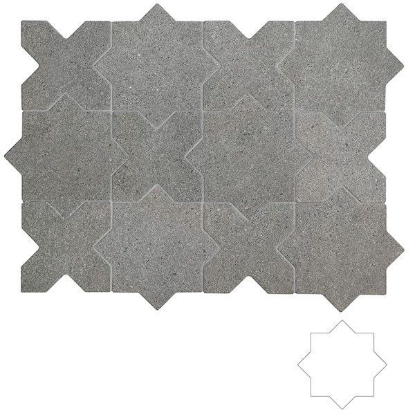 Керамогранит 32723 ELDA STAR GRAPHITE 16,8x16,8 см 32723 в Уфе — купить с доставкой | Nova