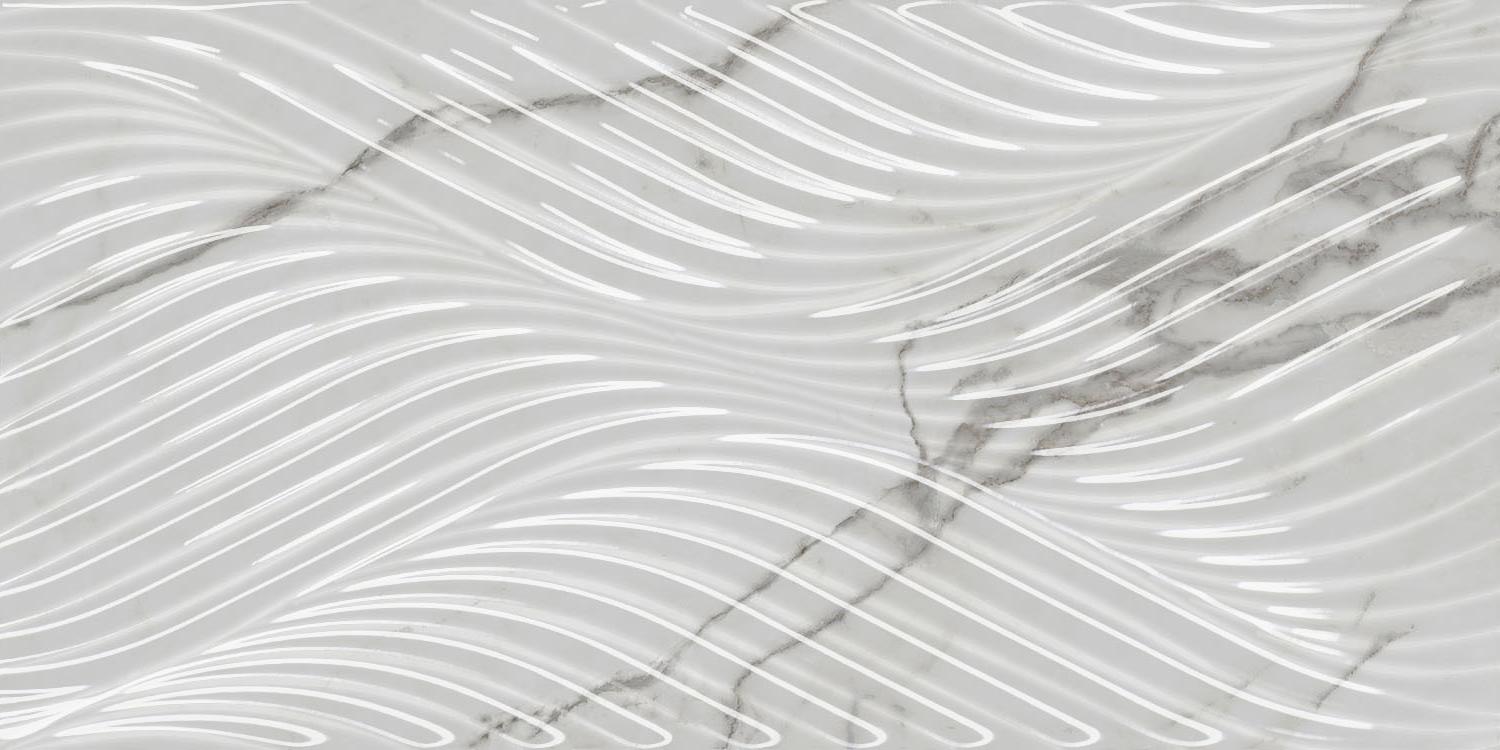 Керамическая плитка Kerama Marazzi 11281R Коррер белый глянцевый структура обрезной 30х60