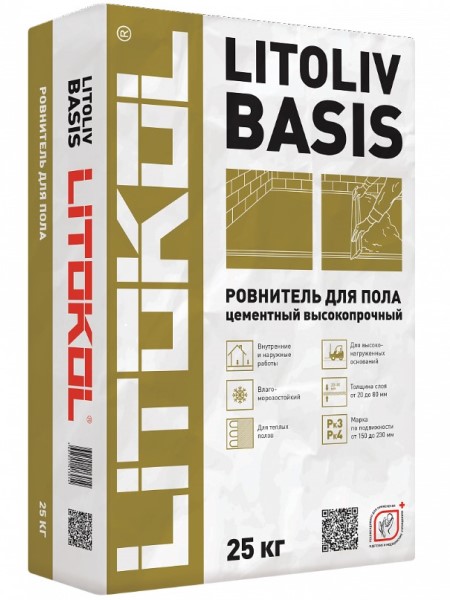 Ровнитель LITOLIV BASIS 25 кг