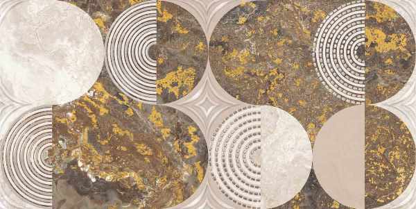 Керамический декор Axima Ричмонд D коричневый 30x60