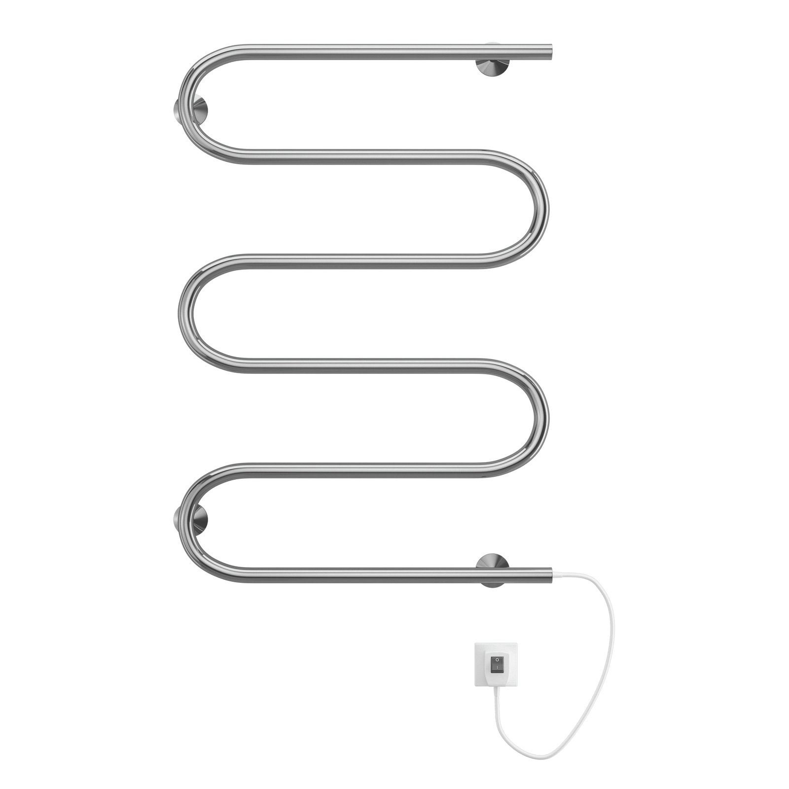 электро 25 Ш-образный 600х800 Полотенцесушитель Terminus в Уфе — купить с доставкой | Nova