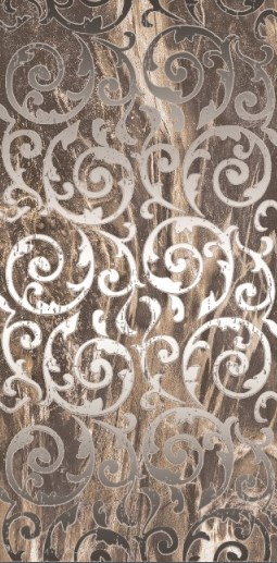 Керамический декор Axima Элегия D3 платина 30x60