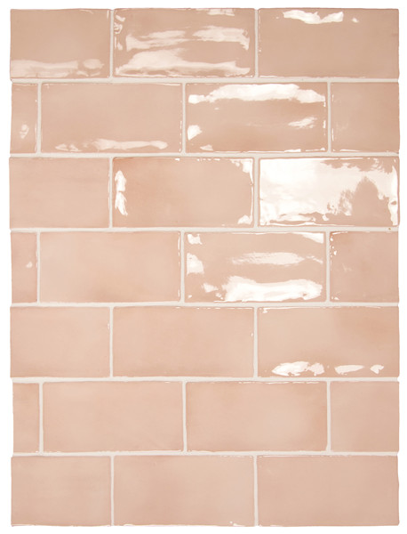 Плитка керамическая настенная 26904 MANACOR Blush Pink 7,5х15 см 26904 в Уфе — купить с доставкой | Nova