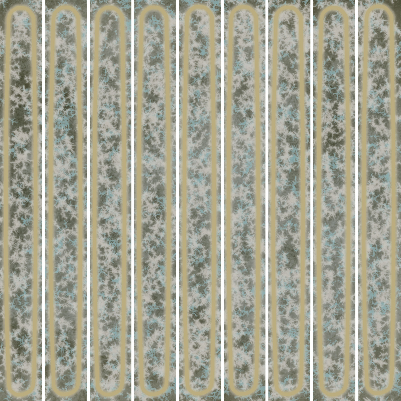Керамический декор Kerama Marazzi Декор чипсет Далия зеленый светлый глянцевый 20x20