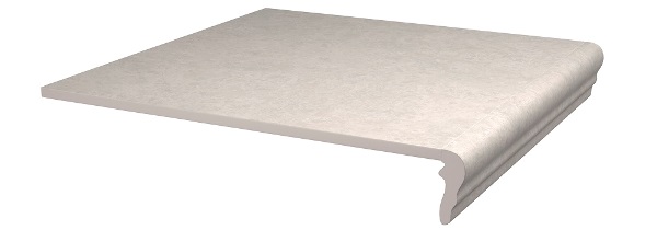 Керамическая ступень Ферони SG956300N/GR фронтальная серый светлый матовый обрезной