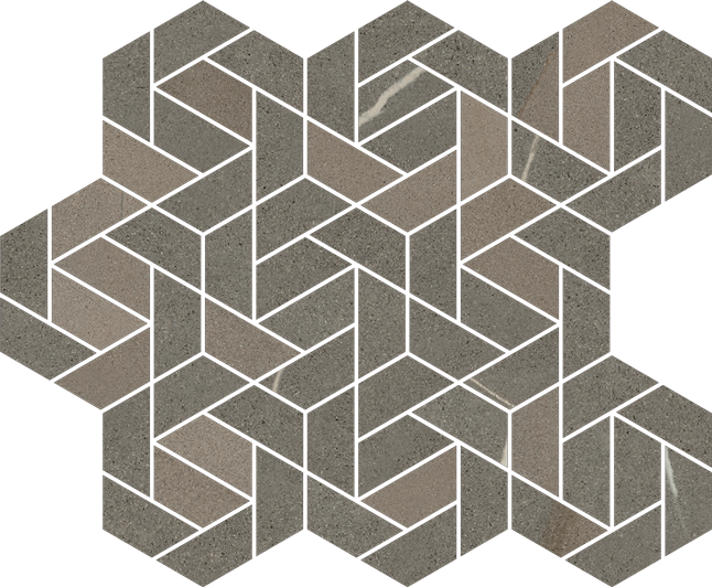 Керамическая мозайка Italon Метрополис Аркадиа Браун айкон 28.6x34.7